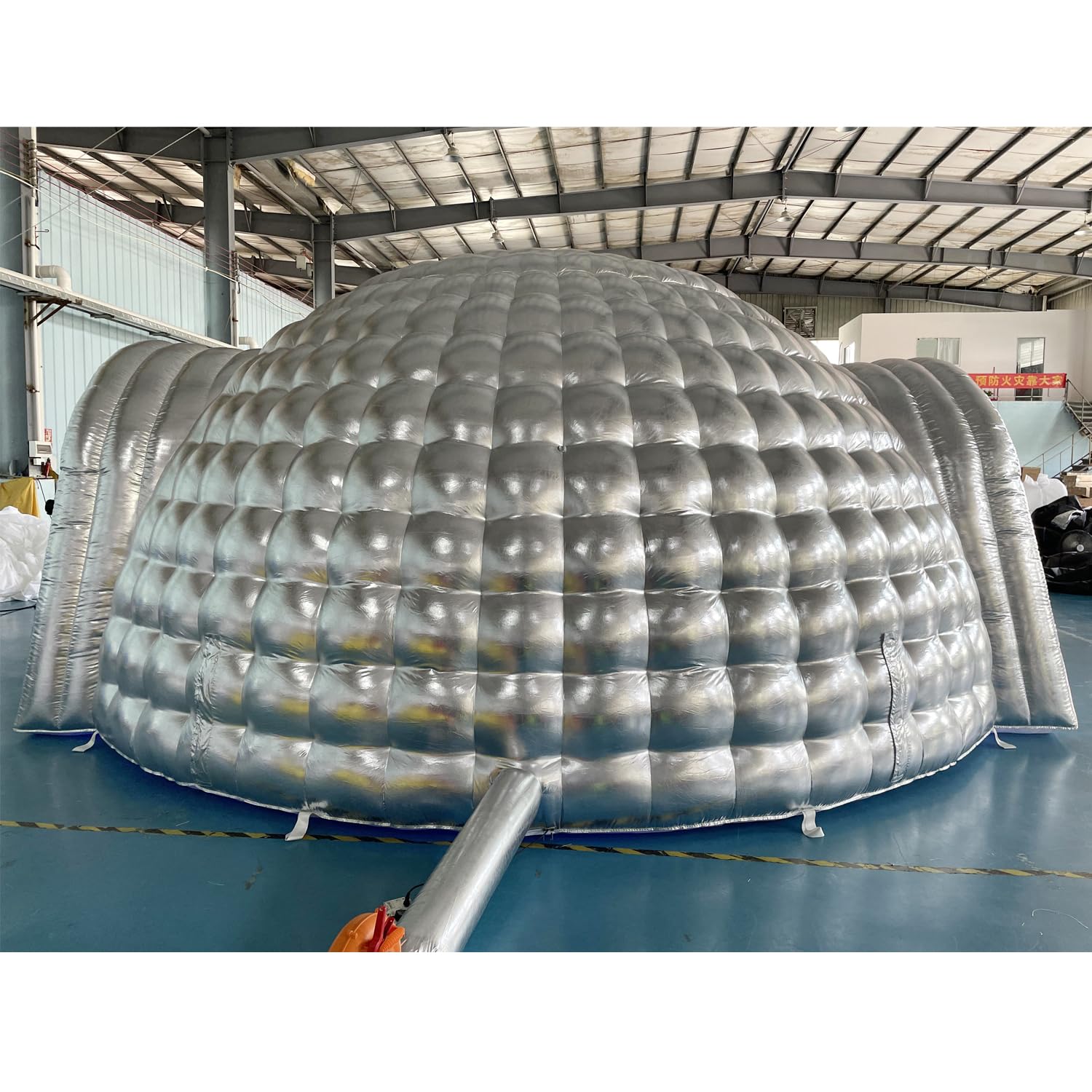 SAYOK Outdoor Portable Inflatable Igloo Dome Tent with Led Light for Party Wedding Event Camping